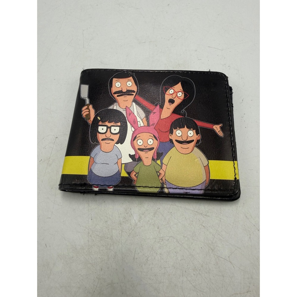 Buckle-Down Bobs Burgers Belcher Family Bifold Wallet Black Leather 2016